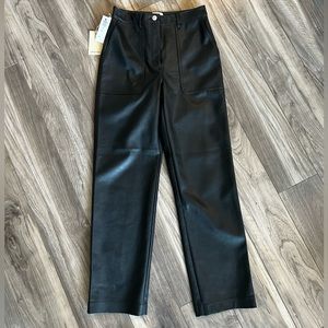 Aritzia Wilfred Free Vegan Leather Pant